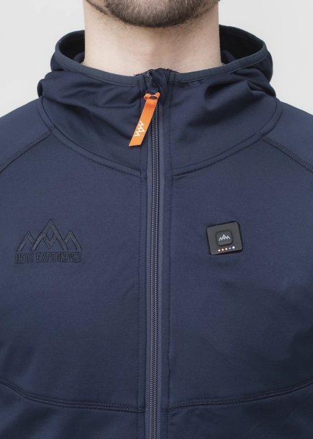 HeatX Heated Anyday Ziphood Mens S Navy/Blue 