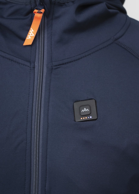 HeatX Heated Anyday Ziphood Mens S Navy/Blue 