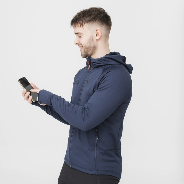 HeatX Heated Anyday Ziphood Mens S Navy/Blue 