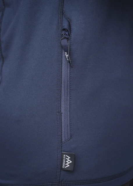 HeatX Heated Anyday Ziphood Womens S Navy/Blue 