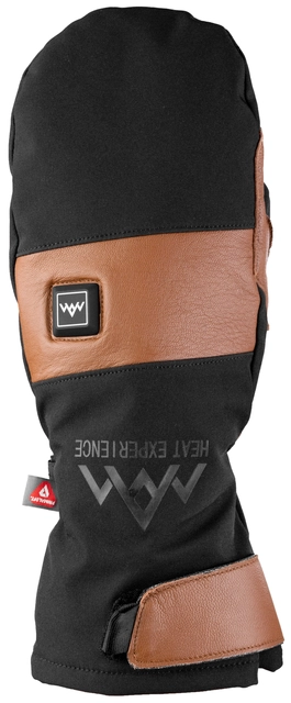 HeatX Heated Outdoor Mittens L Brown/Black 