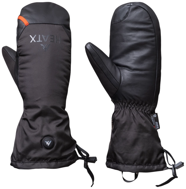 HeatX Blizzard Mittens v2 S Black - Battery Heated 