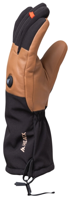 HeatX Carve Gloves S Brown/Black - Battery Heated 