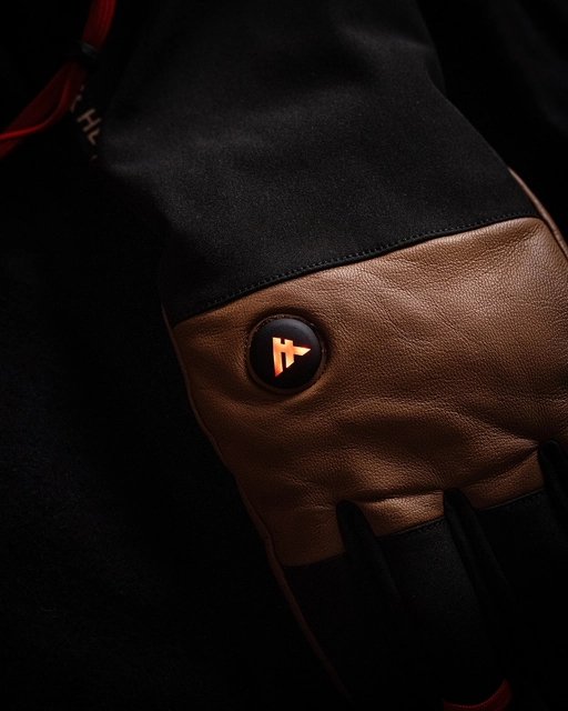 HeatX Carve Gloves S Brown/Black - Battery Heated 