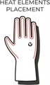 HeatX Everyday Gloves v2 M Black - Battery Heated