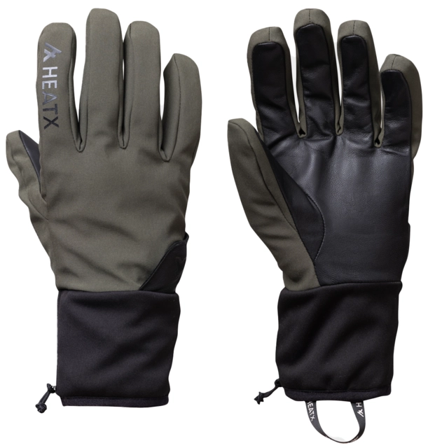 HeatX Hunt Gloves Light XS Olive - Battery Heated 
