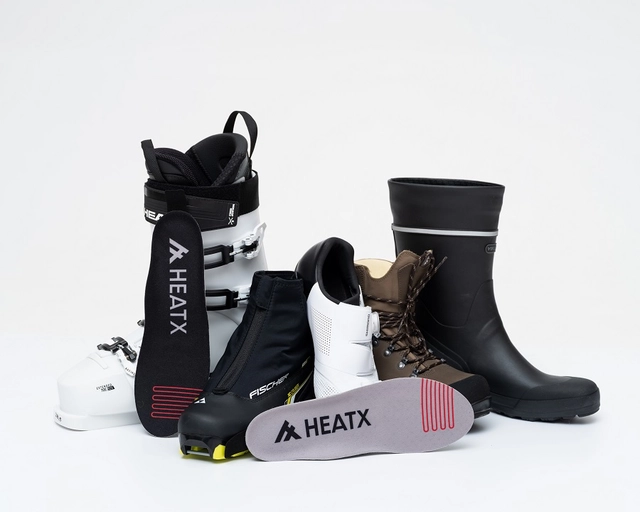 HeatX Hybrid Insoles, App Control M Black - Battery Heated, EU38-40 