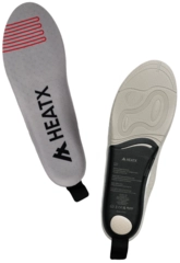 HeatX Hybrid Insoles Remote Control L Sand - Battery Heated, EU41-43