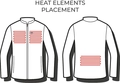 HeatX Hybrid Pile Jacket M Sand/Black - Battery Heated