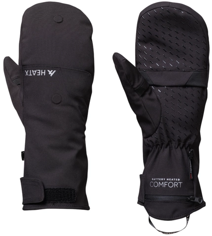 HeatX Pullover Mittens v2 Black - Battery Heated