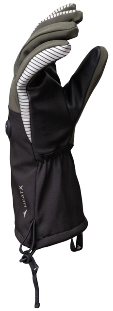 HeatX Velo Gloves XS Olive/Black - Battery Heated 