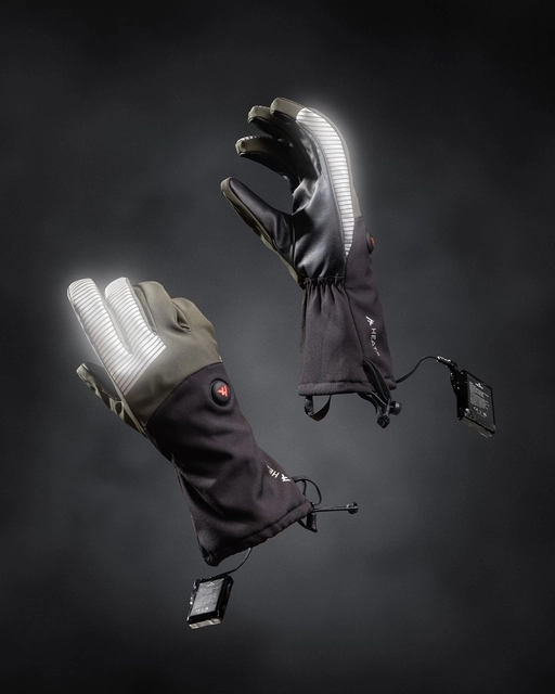 HeatX Velo Gloves XS Olive/Black - Battery Heated 